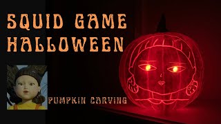 Squid Game Doll - Halloween Pumpkin Carving🎃｜鱿鱼游戏版万圣节南瓜雕刻 screenshot 2