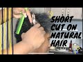Short cut in natural hair | natural hair pixie cut