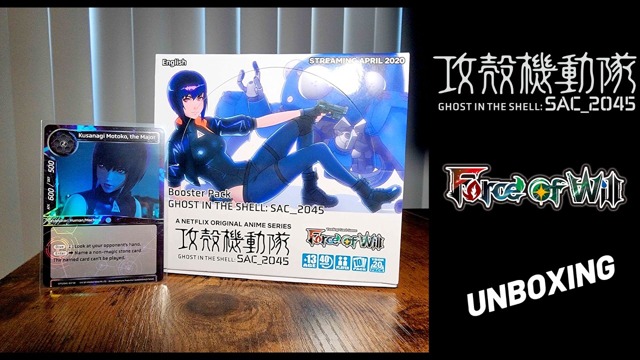 force of will ghost in the shell booster box Will: 4 including 1 Ruler Force of Will: The Battle