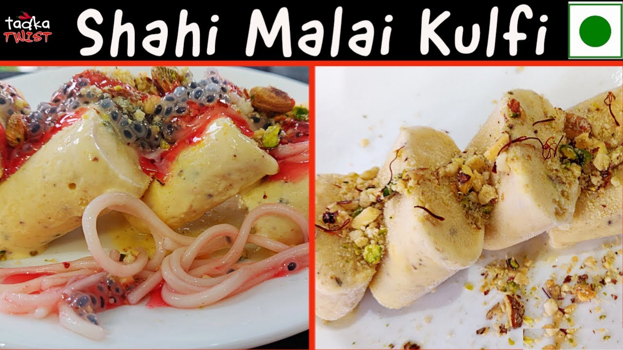 Shahi Malai Kulfi | Dry Fruit Kulfi | Kulfi Falooda | Easy Kulfi Recipe | #TadkaTwist | Kashmiri Tadka Twist