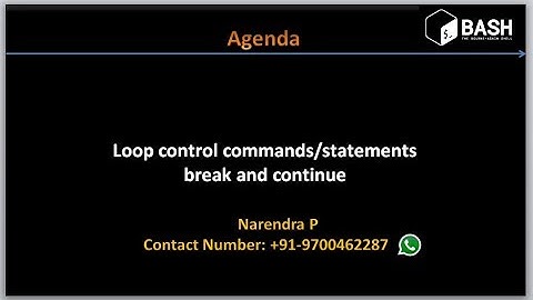 Complete Shell ScriptingTutorials | loop contorl statements
