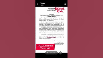 TAX Audit Extended tax Audit due date Extension Date Order CBDT #taxaudit #taxauditdateextension