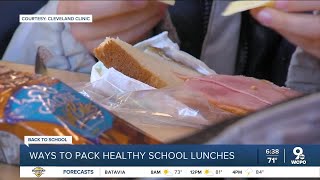 Here's a few tips to help pack healthy school lunches