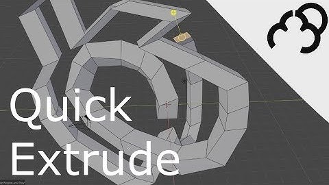 Blender 2.8 Quick Extrude