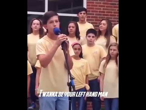 The Way He Walks Up To Mic Shorts Kid Owns This Riptide Cover 