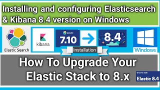 How to Upgrade Elasticsearch stack 6.x/7.x to 8.x on Windows + Version 8.4 Installation