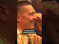 😢 Usyk in tears at his postfight after beating Fury as he gets emotional discussing his late father