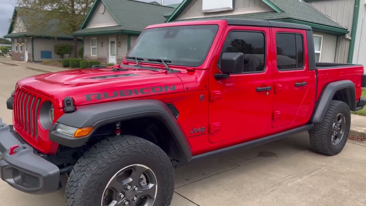 22 Jeep Gladiator Fireball Aegis Ceramic Coating & Graphene IR Window Tint KnightAutoPCD Little Elm