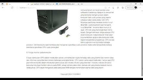 UAS PEMROGRAMAN WEB 1. MENJELASKAN WEB SEDERHANA PHP MYSQL