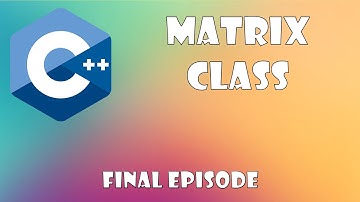 Matrix Class C++ - What we have as a result