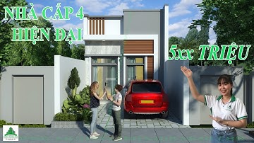 THIẾT KẾ NHÀ PHAN THIẾT - NHÀ CẤP 4 HIỆN ĐẠI TẠI HÀM LIÊM