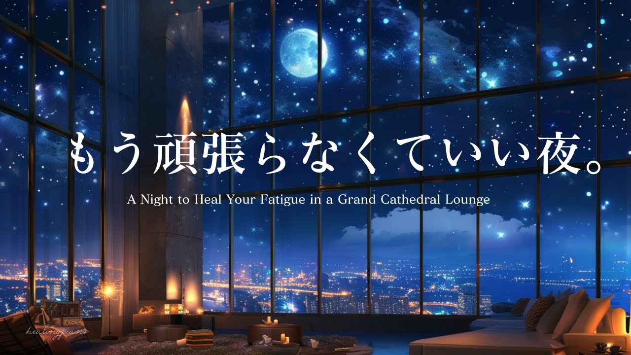 【癒しのピアノBGM】もう頑張らなくていい夜 |A Night Where You Don’t Have to Try Anymore