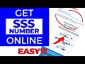 HOW TO GET SSS NUMBER ONLINE