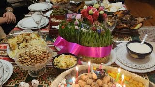 Vloq 19.Novruz Bazarlığı.Novruza özəl Süfrə aldim.Gözəl Novruz Süfrəsi Bəzədim.Aylinin Təbriki😍👍🔔