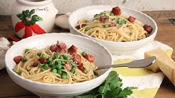 Spaghetti with Pancetta and Peas | Episode 1161 