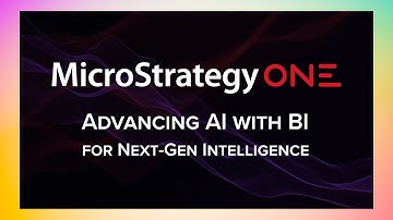 MicroStrategy ONE: Advancing AI with BI for Next-Gen Intelligence | ODFP248