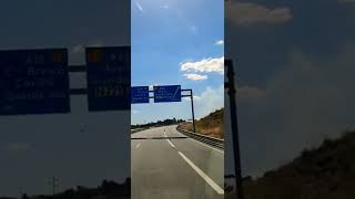 Incêndio florestal na cidade da Guarda, Portugal. 02/07/2022