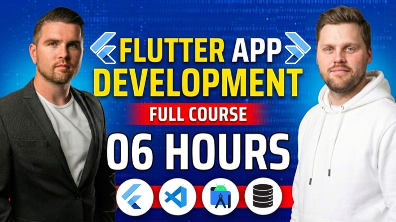 FLUTTER App Development Tutorial With Projects | Flutter Crash Course ...