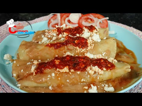 Almuerzo Delicioso y Muy Rápido De Preparar - Enfrijoladas De Carne Asada