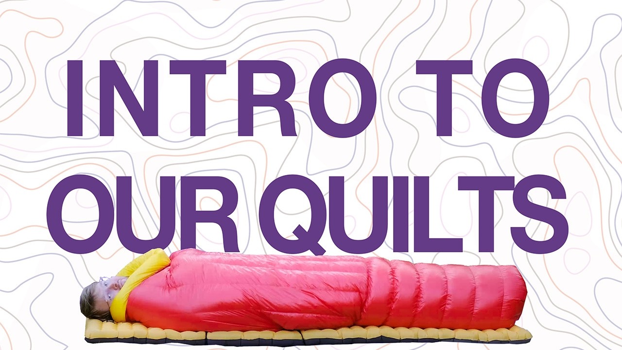 Intro to our Ultralight Quilts - Vilse Equipment