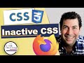 How to use Inactive CSS in Firefox