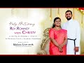 WEDDING CEREMONY |Rev. Ronney Weds Christy - LIVE