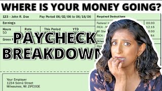 What's Taken Out Of A Paycheck? | Pay Stub Breakdown | Eshi Jay