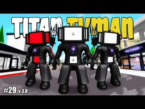 Aku Membuat Titan Tv Man Upgrade V3.0 Di Brookhaven WId - Roblox Part 29