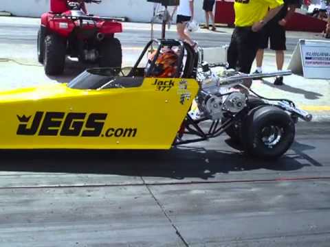 Jack Coughlin JR Dragster Burnout - Belle Rose, LA