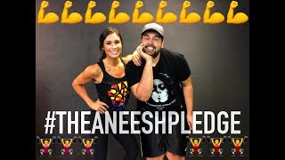 #THEANEESHPLEDGE WORKOUT WITH FELICIA ROMERO AND ANEESH FROM THE MORNING MESS