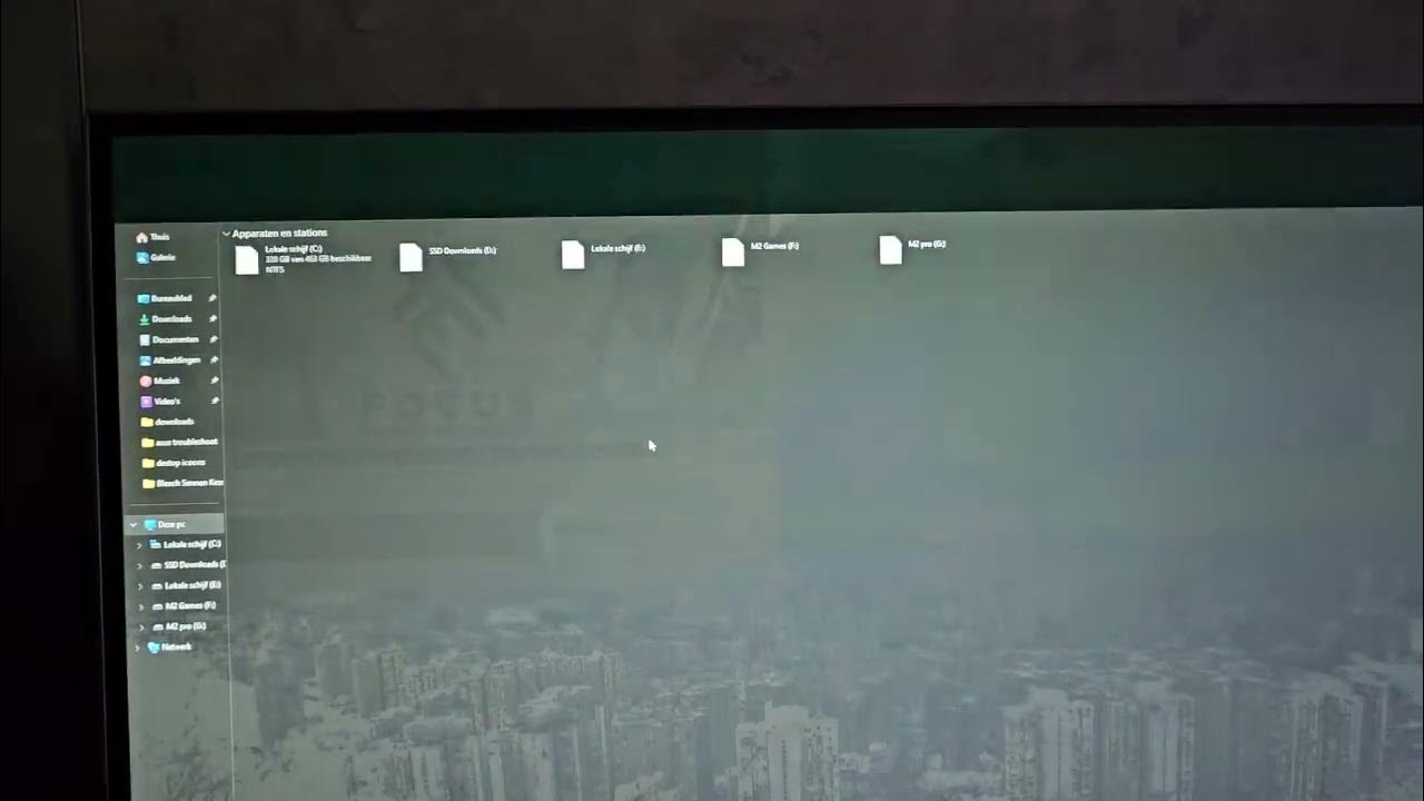 ASUS PG27AQDM 3e monitor burn in second time YouTube