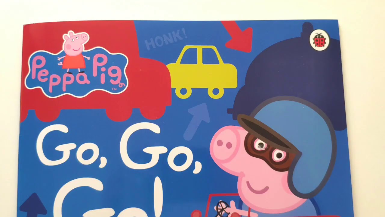 Go Peppa Pig Go Go Vehicles Sticker Book 