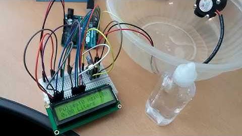 Arduino Uno 로 YF-S201 액체 유량 센서를 사용해서 1602 캐릭터 LCD에 유량 출력해 보기