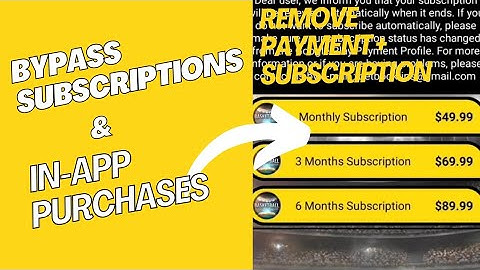 How to remove subscription and payment from apps