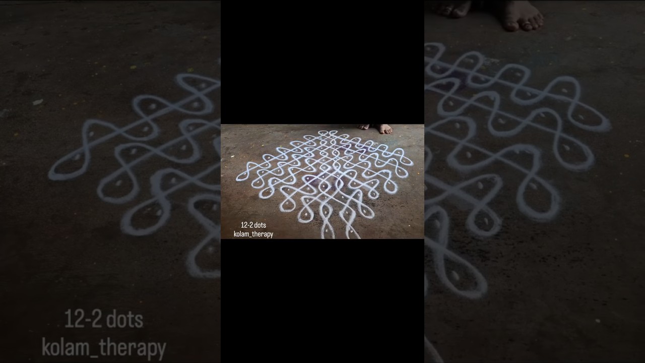 12-2 dots Margazhi kolam🌸
