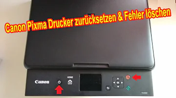 Wie setze ich meinen Canon Drucker auf Werkseinstellung Zurücksetzen?