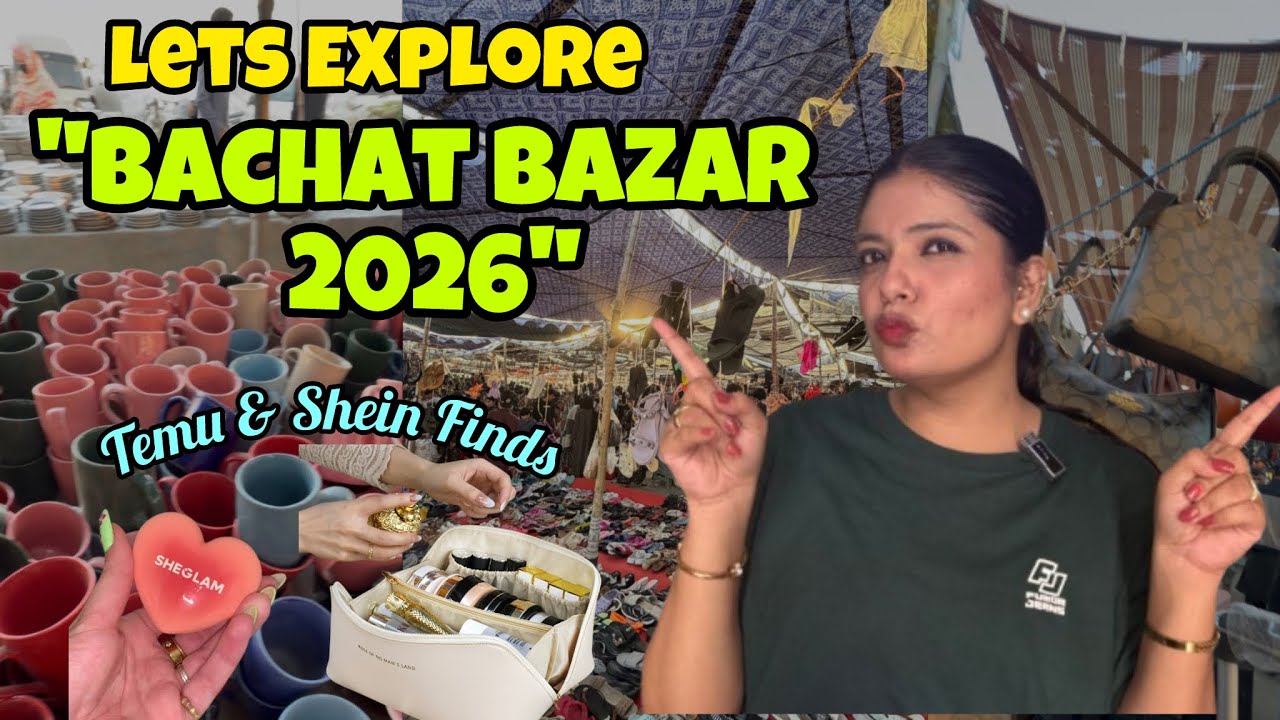 Exploring Bachat Bazar 2026 | SHEIN & TEMU Inspired Items | Clifton Bazar Karachi