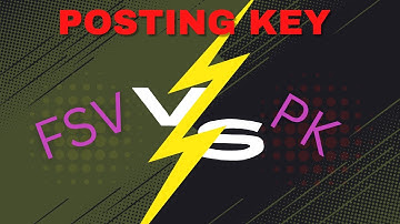 Posting Key in SAP | Define Posting Key | Posting Key Configuration