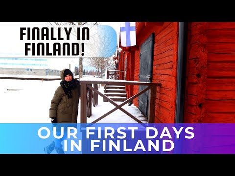 First Moments in Finland - Oulu - With Robert (Finland Winter - March) - Travel Vlog