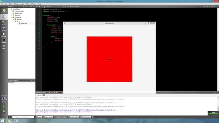 QML Silent Programming - #1 Hello World