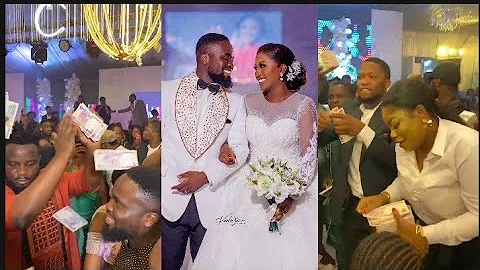 Total Shutdown As Popular Comedian Sabinus And Ashmusy Spray Over 20Million Naira In Sirbalo Wedding