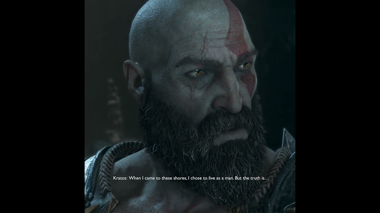 God of War - Kratos tells Atreus the truth about their godly nature #shorts