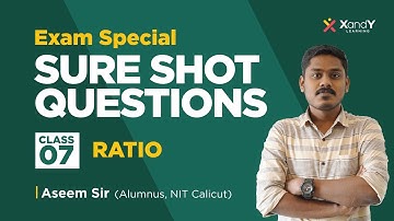 Sure Shot Questions | Mathematics | Ratio | Mathematics | Class 7 #maths #class7