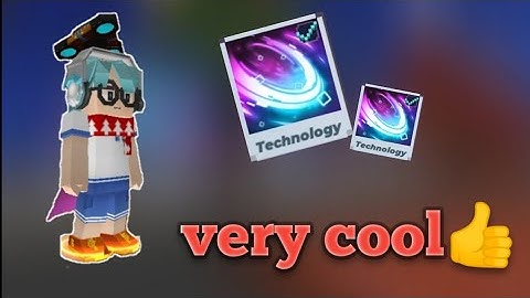 Using Technology Sword Effect In Solo Bedwars[Blockman Go-Adventures]