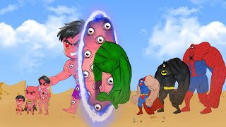 Rescue SUPERHERO: HULK &amp; SPIDERMAN, Superman - Evolution Mystery : Back from the dead SECRET - FUNNY