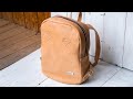 Making a Leather Zip Top Backpack - Horween Natural Essex