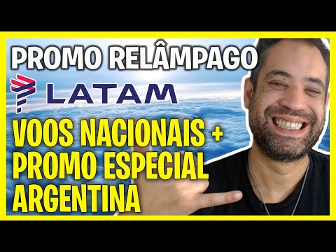 OFERTA RELÂMPAGO LATAM - VOOS NACIONAIS A R$122 + PASSAGENS PARA ARGENTINA!