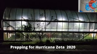 5 AM !  Preparing for Hurricane Zeta