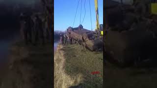 Catching catfish on a sunken off-road vehicle. Sunken SUV.