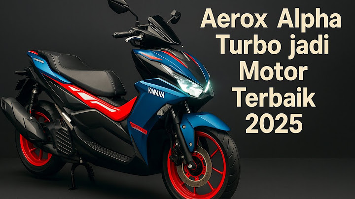 Aerox Alpha Turbo Dinobatkan Sebagai Motor Terbaik 2025 !! Luar biasa !!